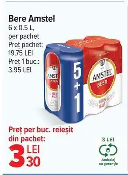 Carrefour Bere Amstel Ofertă