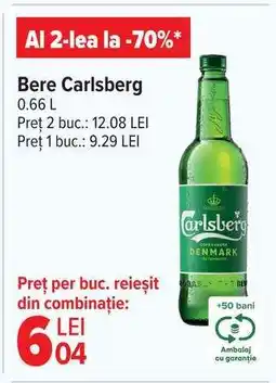 Carrefour Bere Carlsberg Ofertă