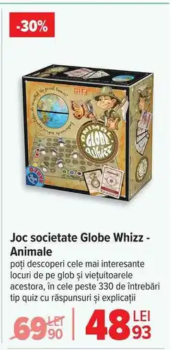 Carrefour Joc societate Globe Whizz - Animale Ofertă