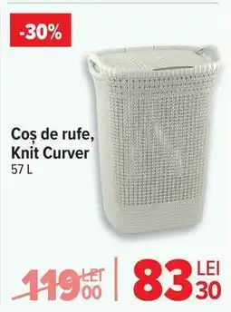 Carrefour Coș de rufe, Knit Curver Ofertă