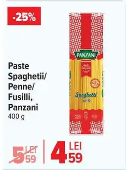 Carrefour Paste Spaghetii/Penne/Fusilli, Panzani Ofertă