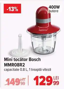 Carrefour Mini tocător Bosch MMR08R2 Ofertă