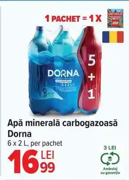 Carrefour Apa minerală carbogazoasă Dorna Ofertă