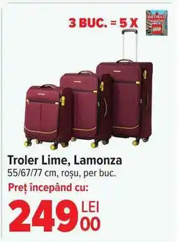 Carrefour Troler Lime, Lamonza Ofertă