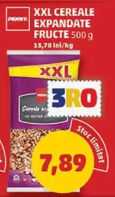 Penny XXL Cereale Expandate Fructe 500 g Ofertă