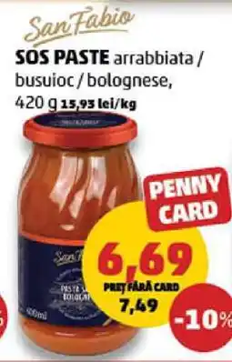 Penny San Fabio Sos Paste Ofertă
