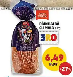 Penny Pâine albă cu maia 1 kg Ofertă