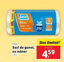 Lidl Saci de gunoi cu mâner Ofertă