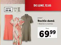 Lidl Rochie damă Ofertă