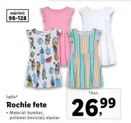 Lidl Rochie fete Ofertă