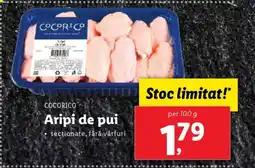 Lidl Aripi de pui Ofertă