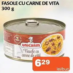 Unicarm Fasole cu carne de vita Ofertă