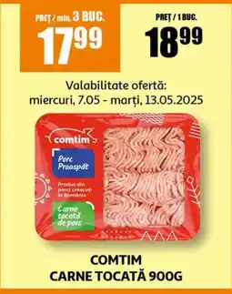 Auchan Comtim carne tocată Ofertă