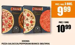 Auchan EDENIA Pizza salsiccia/pepperoni bianco Ofertă