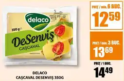 Auchan DELACO Cascaval desenvis Ofertă