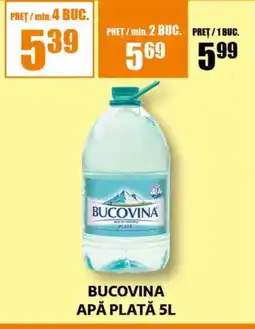 Auchan Bucovina apă plată Ofertă