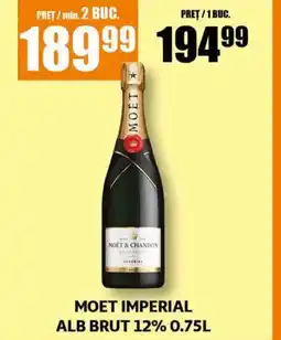 Auchan MOET IMPERIAL ALB BRUT 12% Ofertă