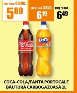 Auchan Coca-cola/fanta portocale băutură carbogazoasă Ofertă