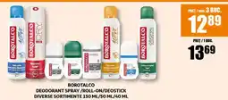Auchan BOROTALCO Deodorant spray /roll-on/deostick Ofertă