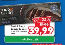 Kaufland Food & Glory Coaste de porc Ofertă