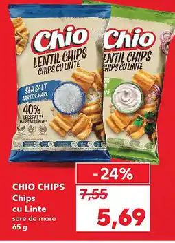 Kaufland CHIO Chips cu Linte Ofertă