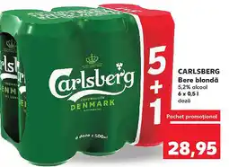 Kaufland CARLSBERG Bere blondă Ofertă