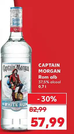 Kaufland CAPTAIN MORGAN Rom alb Ofertă