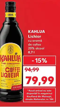 Kaufland KAHLUA Lichior Ofertă