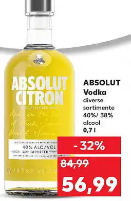 Kaufland ABSOLUT Vodka Ofertă