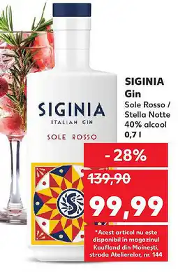 Kaufland SIGINIA Gin Ofertă
