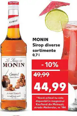 Kaufland MONIN Sirop Ofertă