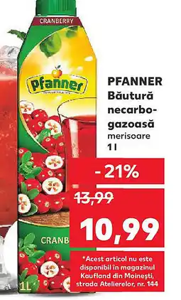 Kaufland PFANNER Băutură necarbogazoasă Ofertă