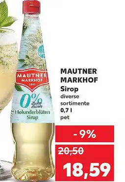 Kaufland MAUTNER MARKHOF Sirop Ofertă