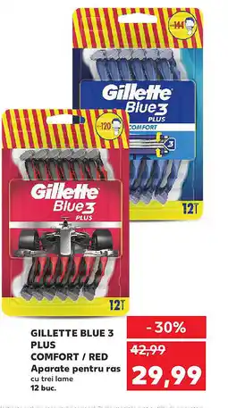 Kaufland GILLETTE Blue 3 Plus Comfort Red Aparate pentru ras Ofertă