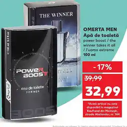 Kaufland OMERTA MEN Apă de toaletă Ofertă