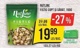 Mega Image NUTLINE Fistic copt și sărat Ofertă