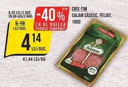 Mega Image CRIS-TIM Salam sasesc, feliat Ofertă