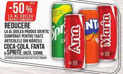 Mega Image COCA-COLA, FANTA Si SPRITE Ofertă