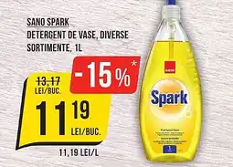 Mega Image SANO Spark Detergent de vase Ofertă
