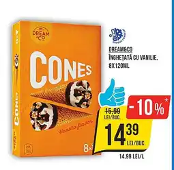 Mega Image DREAM&CO Înghețată cu vanilie Ofertă