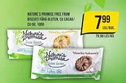 Mega Image NATURE'S PROMISE Free From Biscuiți fără gluten, cu cacao/ cu ou Ofertă
