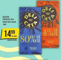 Mega Image DELICATA Ciocolată, 64% cacao/80% cacao Ofertă