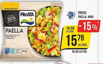 Mega Image FROSTA Paella Ofertă