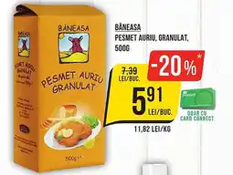 Mega Image BĂNEASA Pesmet auriu, granulat Ofertă