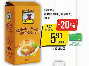 Mega Image BĂNEASA Pesmet auriu, granulat Ofertă