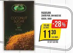 Mega Image PASSIFLORA Zahăr pur, din nucă de cocos Ofertă