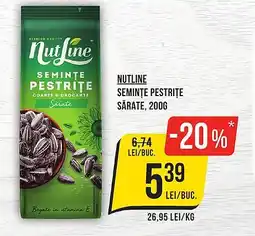 Mega Image NUTLINE Seminţe pestrite sărate Ofertă