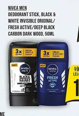 Mega Image NIVEA Men Deodorant stick Ofertă