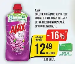 Mega Image AJAX Soluţie curățare suprafeţe Ofertă