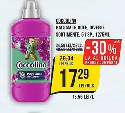 Mega Image COCCOLINO Balsam de rufe, Ofertă